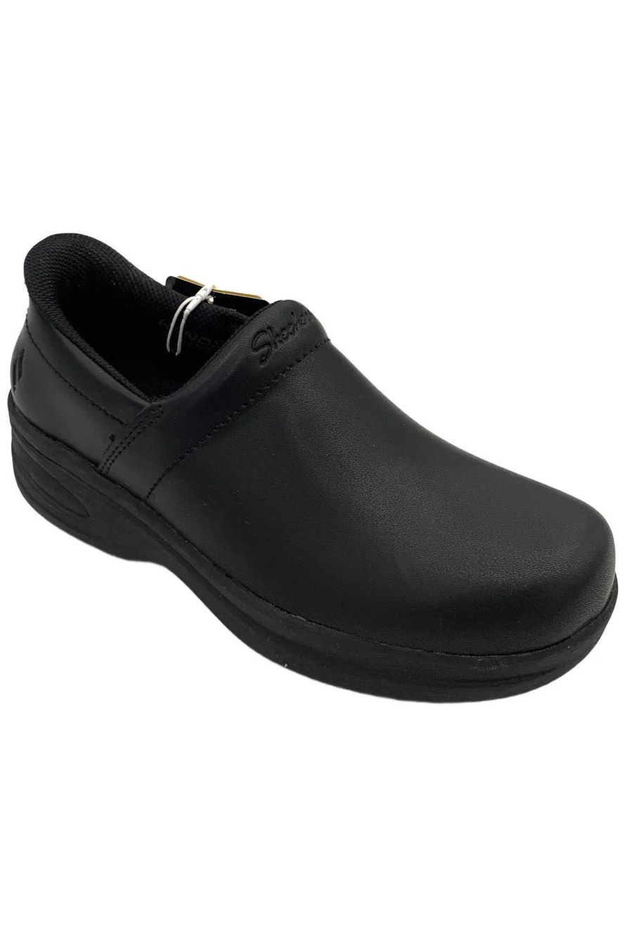 Skechers Women's Ardaya Derlia Work Slip-Resistant Clog Black - Medium